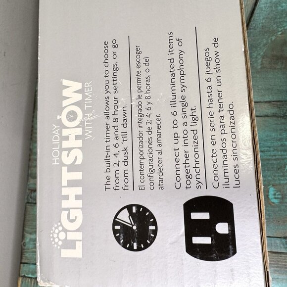 NOS Gemmy Christmas 2010 Create Your Own Holiday Light Show with Timer - Picture 16 of 16